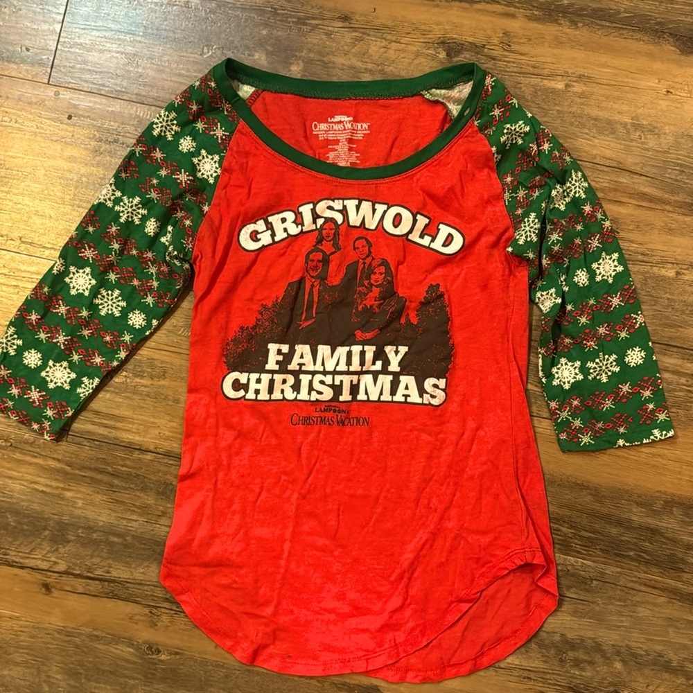 Griswold Family Christmas Raglan shirt